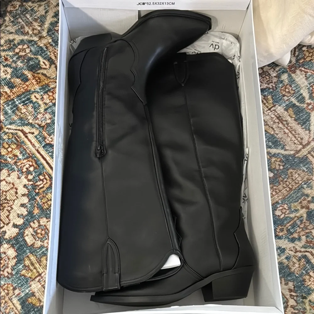 DV Dolce Vita Kit Knee-High Cowboy Boots - Picture 9 of 9